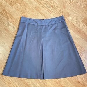 Grey knee length skirt